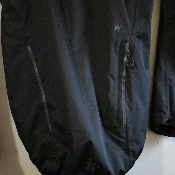 NWT Craft Sportswear Stride Rain Jacket Waterproof Wm's S Black - Picture 9 of 16